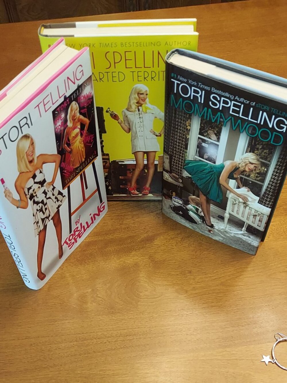 Used Tori Spelling book collection